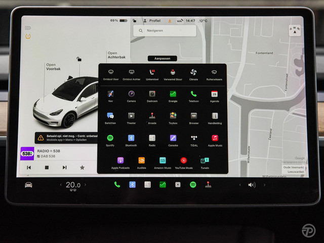 Tesla Model Y Long Range Dual Motor AWD 75 kWh Panoramadak 21 Zwart Leder Autopilot incl. BTW