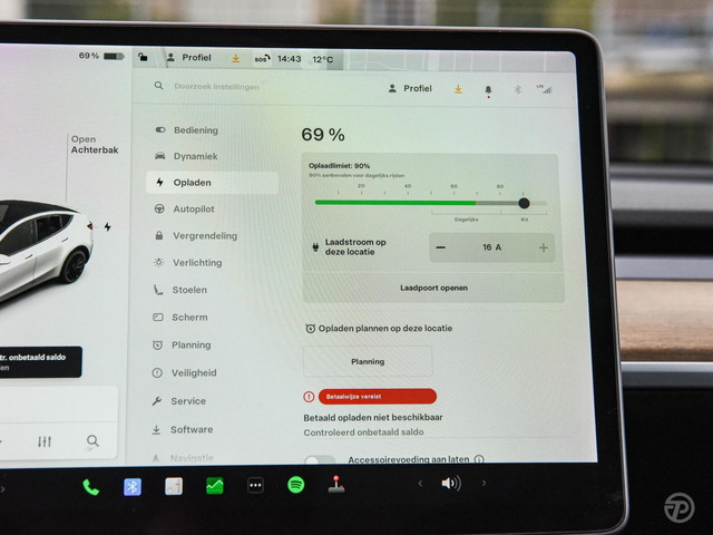 Tesla Model Y Long Range Dual Motor AWD 75 kWh Panoramadak 21 Zwart Leder Autopilot incl. BTW