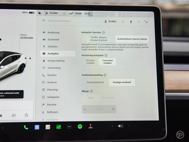 Tesla Model Y Long Range Dual Motor AWD 75 kWh Panoramadak 21 Zwart Leder Autopilot incl. BTW