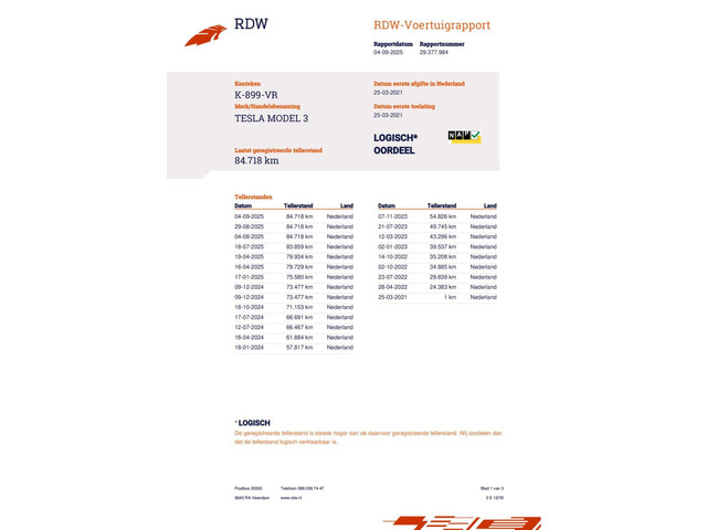 Tesla Model 3 FACELIFT 2021 Standard range RWD Plus 60 kWh WARMTEPOMP