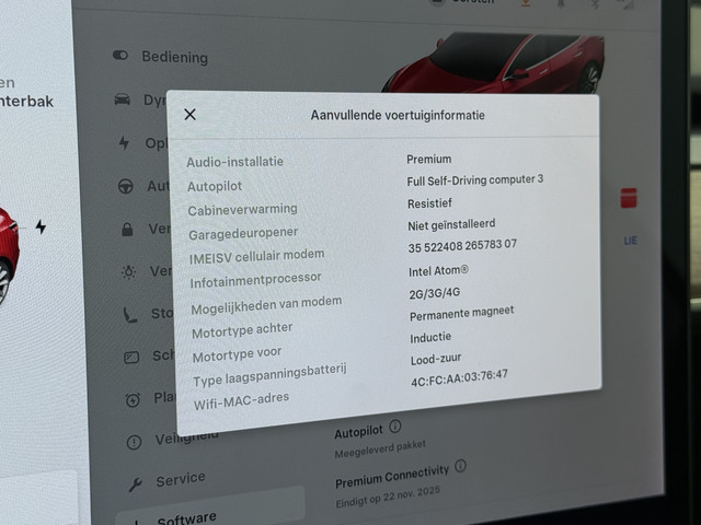 Tesla Model 3 GERESERVEERD Long Range AWD 75kWh 463PK 19Lmv FSD-3 Computer Premium Audio AutoPilot Panoramadak Camera's Leer Adaptive-Cruise-