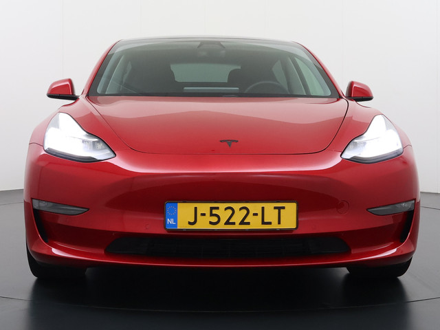 Tesla Model 3 GERESERVEERD Long Range AWD 75kWh 463PK 19Lmv FSD-3 Computer Premium Audio AutoPilot Panoramadak Camera's Leer Adaptive-Cruise-