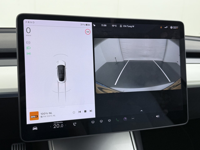 Tesla Model 3 gereserveerd Long Range AWD 75kWh Lmv Navi Ecc Leder Panoramadak Adaptive Cruise Control Autopilot S.O.H. 88% Elek.Stoelen