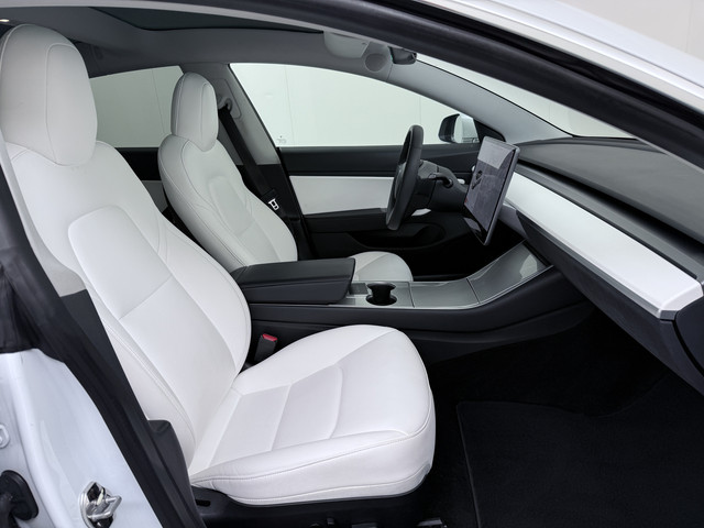 Tesla Model 3 gereserveerd Long Range AWD 75kWh Lmv Navi Ecc Leder Panoramadak Adaptive Cruise Control Autopilot S.O.H. 88% Elek.Stoelen