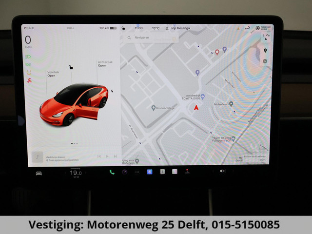 Tesla Model 3 RWD 60 kWh (238PK) ACCUTEST 91% BEREIK 391 KM GARANTIE MOGELIJK 9-2030* PANO.LEDER. STOELVERWARMING