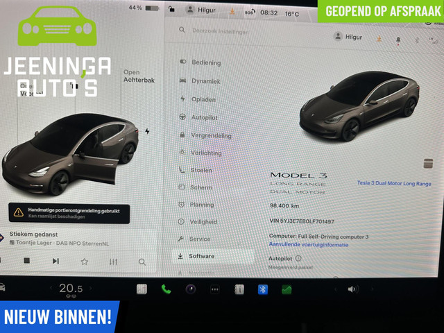 Tesla Model 3 Long Range AWD 75 |Autopilot|Pano|DualMotor