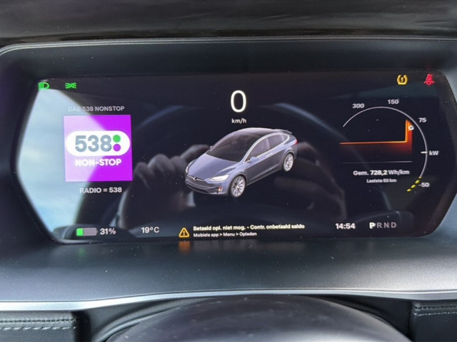 Tesla Model X 100D 7P TREKHAAK CAMERA LEDER NAVI CRUISE STOELVERW