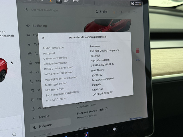 Tesla Model 3 Long Range AWD 75kWh 463PK Lmv FSD-3 Computer 18Lm Premium Audio AutoPilot Panoramadak Camera's Leer Adaptive-Cruise-Control+St