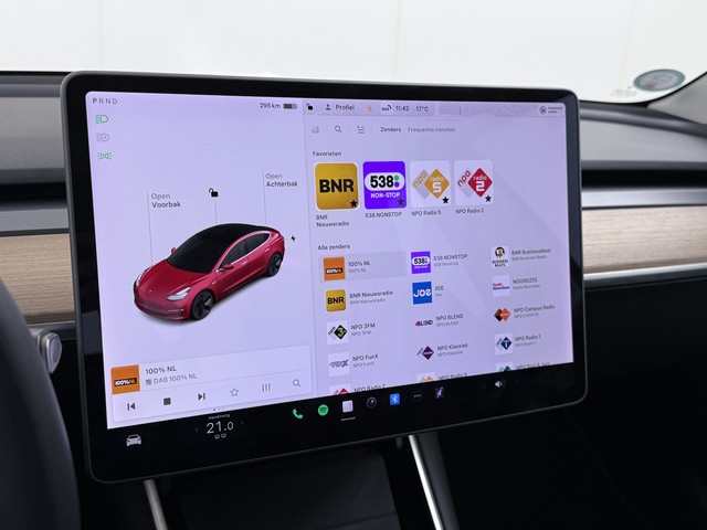 Tesla Model 3 Long Range AWD 75kWh 463PK Lmv FSD-3 Computer 18Lm Premium Audio AutoPilot Panoramadak Camera's Leer Adaptive-Cruise-Control+St
