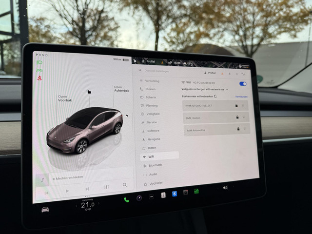 Tesla Model Y RWD 58 kWh AFNEEMBARE TREKHAAK| STOEL STUURVERW| AUTOPILOT| RIJKLAARPRIJS INCL. TESLA GARANTIE t m 03-2027 80.000km accu en aan