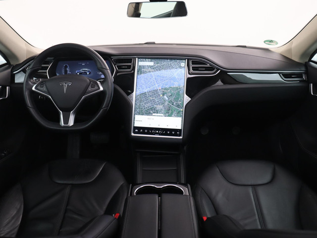Tesla Model S 85 Base Lederen Bekleding, Panorama dak, Stoelverwarming, achteruitrijcamera.