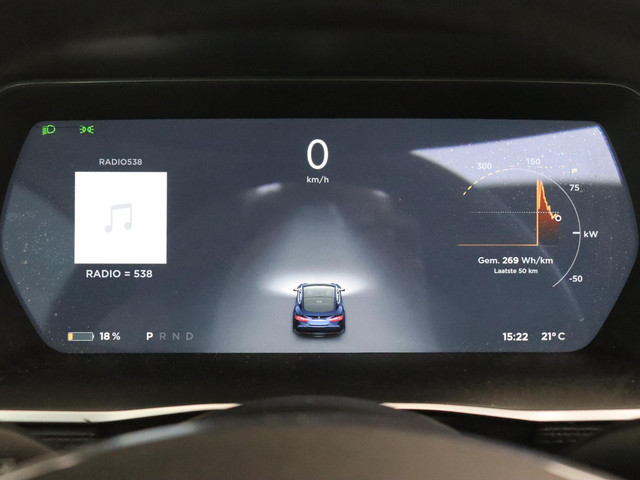 Tesla Model S 85 Base Lederen Bekleding, Panorama dak, Stoelverwarming, achteruitrijcamera.