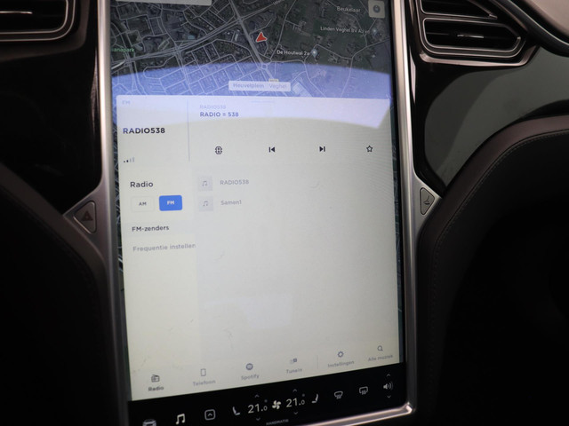 Tesla Model S 85 Base Lederen Bekleding, Panorama dak, Stoelverwarming, achteruitrijcamera.