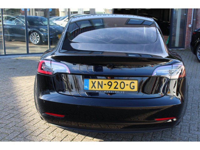 Tesla Model 3 Long Range AWD 75 kWh 462 PK soh 91,1% AUTOPILOT LEER PANODAK