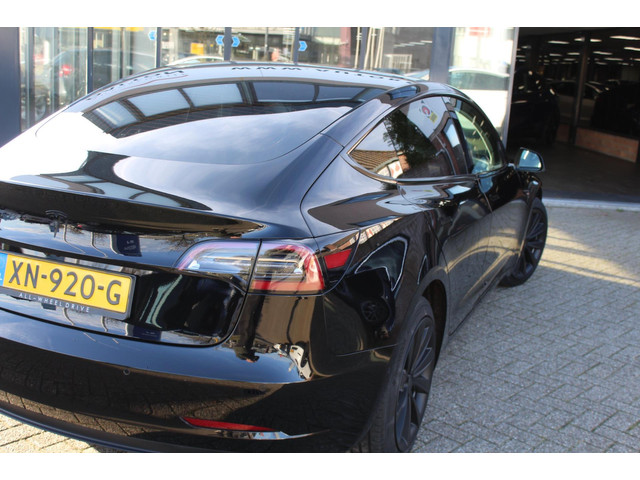 Tesla Model 3 Long Range AWD 75 kWh 462 PK soh 91,1% AUTOPILOT LEER PANODAK