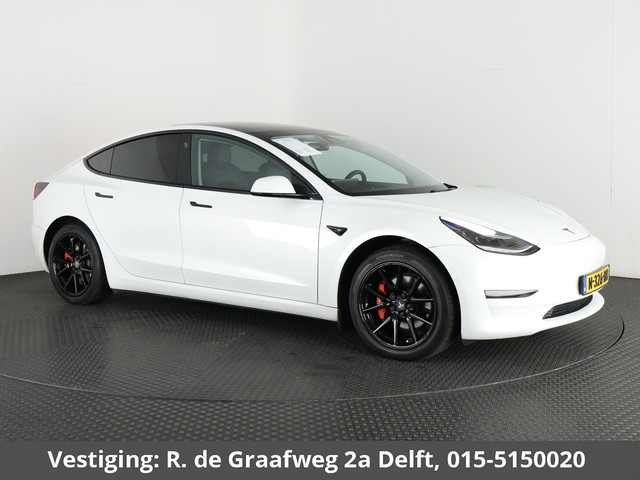 Tesla Model 3 Long Range AWD 75 kWh (351 PK) 500 km actieradius | ACCU 90% | Navigatie | Panoramadak | Stoelverwarming | Leder |