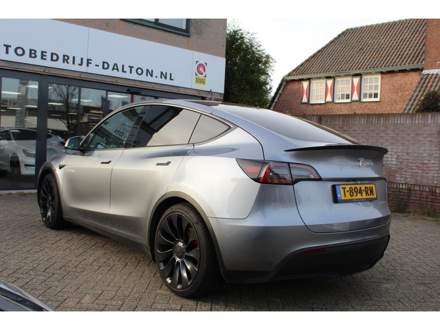 Tesla Model Y Performance AWD 75 kWh 456 PK 21 LMV PANODAK LEER 1e EIG