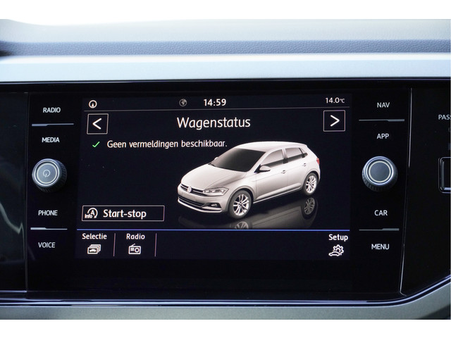 Volkswagen Polo 1.0 TSI 5drs Comfortline BJ2017 Lmv 15 | Led | Navi | App-Connect | Airco | Cruise control | Getint glas | Nw-model!