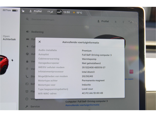 Tesla Model 3 Performance AWD 75 kWh Enhanced AutoPilot (twv 3.800,-)