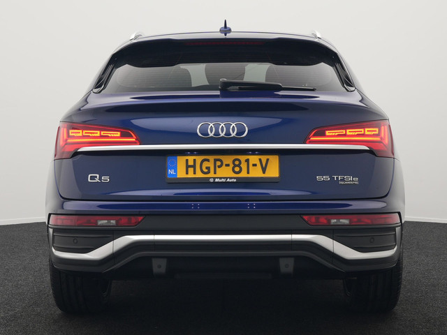 Audi Q5 55 TFSI e Quattro S-Line Plug in Hybrid PHEV | Trekhaak af Fabriek | Alcantara Sportstoelen Verwarmd | Adaptive Cruise | Apple C