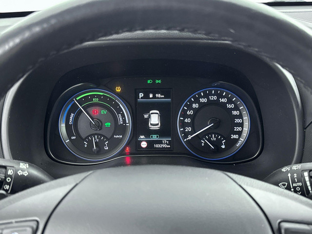Hyundai Kona 1.6 GDI HEV Premium | Leer | Stoel + stuurverwarming | Trekhaak | Stoelventilatie | 18 Lm-wielen |