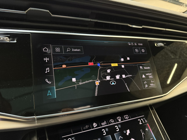 Audi Q7 60 TFSI e quattro Competition Laser Licht Trekhaak 22 Inch Panoramadak Audi S Sportstoelen Stoelventilatie Stoelmassage ACC Vol!