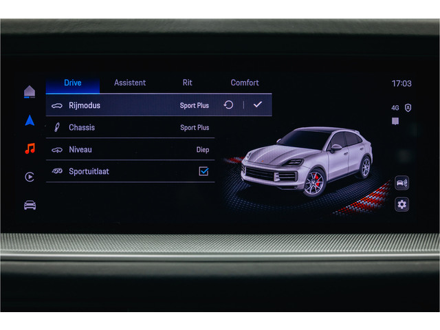 Porsche Cayenne Coupé 3.0 E-Hybrid Black Edition | Sport Chrono | Luchtvering | Adaptieve (18-voudige) sportstoelen met verwarming en verkoeling