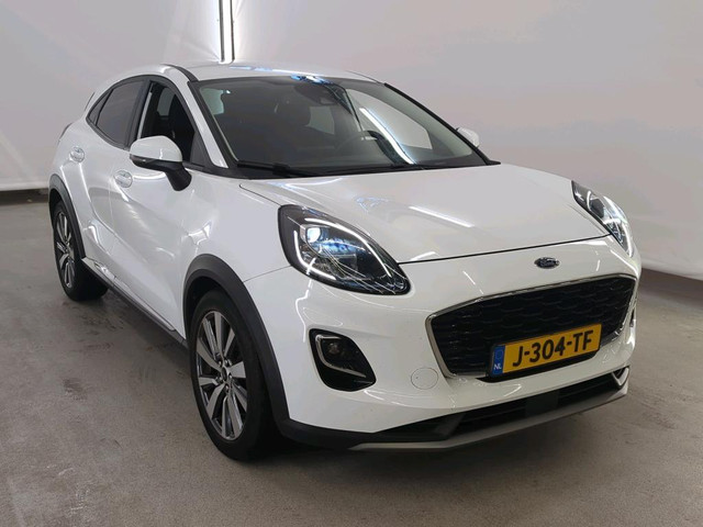Ford Puma 1.0 Hybrid Titanium X 1e Eigenaar | NL-Auto | Volledig Onderh | BTW | Winter Pack | Trekhaak | Massage | Navi | Cruise | DAB | B